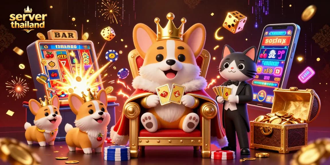 Engage in thrilling gameplay with server thailand's dynamic casino experience featuring vibrant characters and rich visuals.