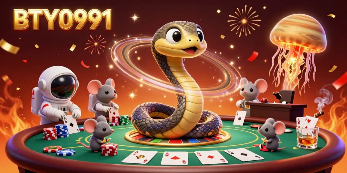 Bet on vibrant games with BTY0991’s cosmic-themed casino universe.