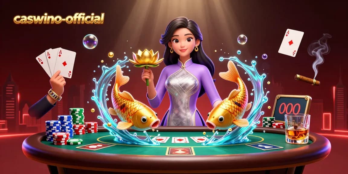 Experience caswino-official's thrilling gameplay with a rich illustration of poker action.