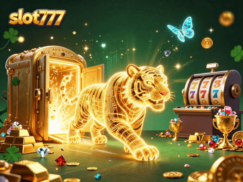 Slot777 mengajak Anda menikmati keseruan slot online dengan simbol jackpot yang gemerlap dan harta karun berkilau.