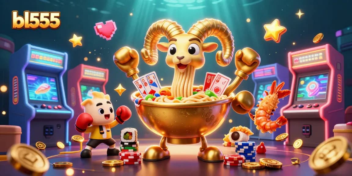 Join the excitement at bl555 with vibrant casino illustrations featuring dynamic characters and game elements.
