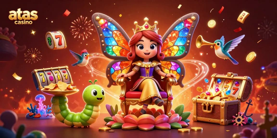 Experience premium gaming thrills at atas casino with vibrant visuals and enchanting characters.
