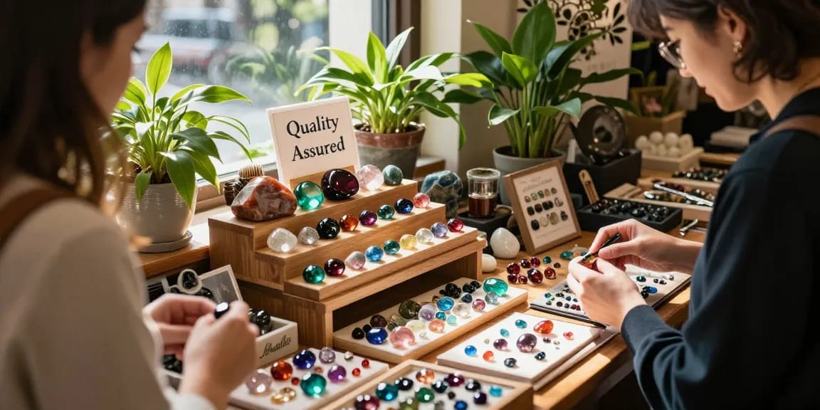 Discover quality gemstones at https://www.mygemspot.com with vibrant displays and friendly vendor interactions.
