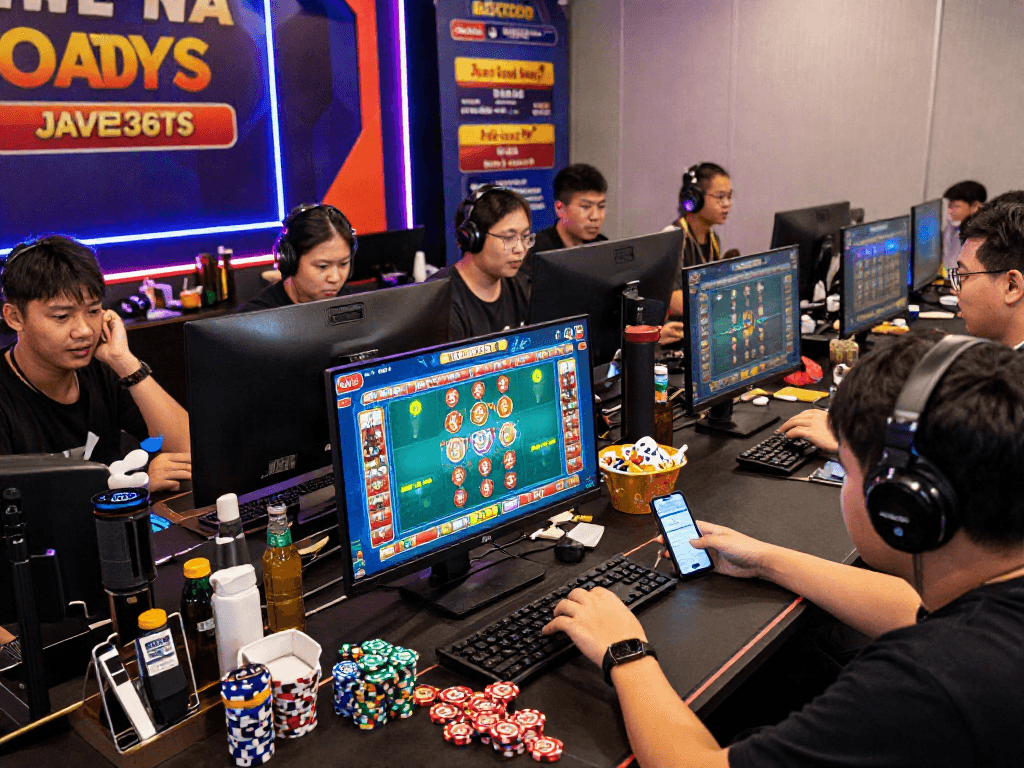 Excited players engaging with Kebuntoto online betting interface during a live gaming session.