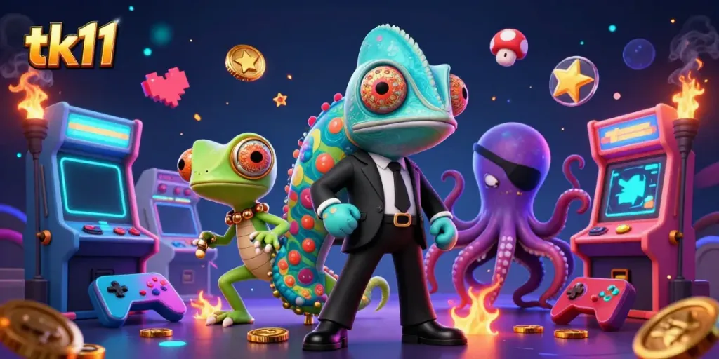 Play tk11 with engaging characters and vibrant casino-themed elements in 3D