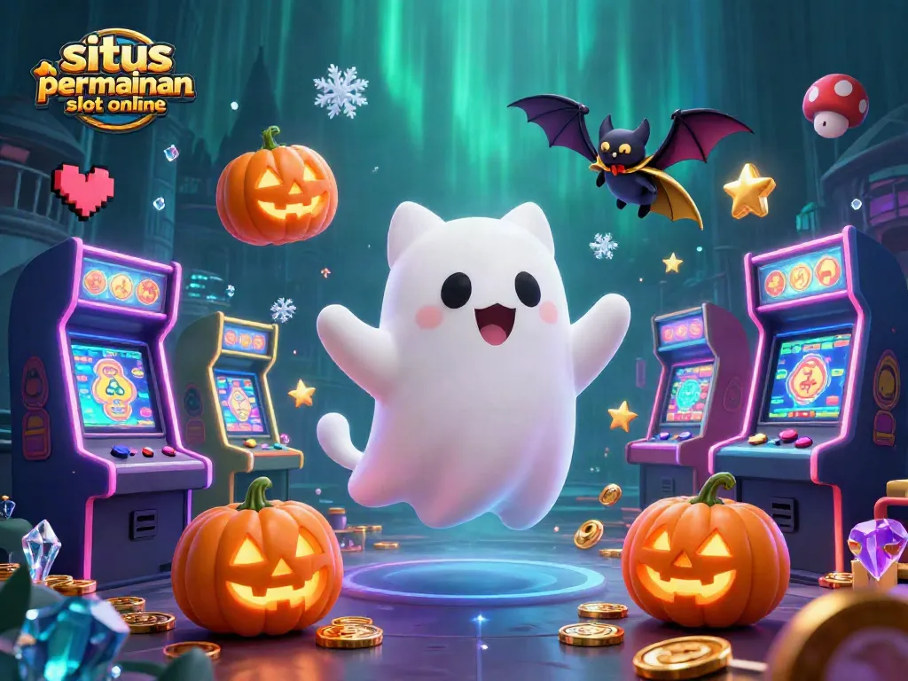 situs permainan slot online dengan karakter kucing hantu dan kelelawar, menghadirkan sensasi bermain yang menarik