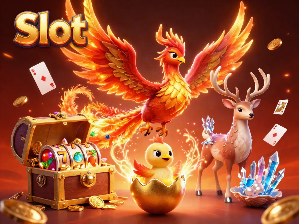 Bermain Slot dengan Phoenix dan Karya Seni 3D yang Menakjubkan dalam Atmosfer Penuh Keberuntungan