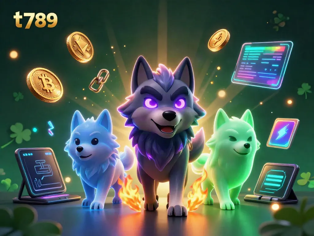 Experience thrilling gameplay with t789 as the ghostly wolf pack and crypto elements capture the casino excitement.