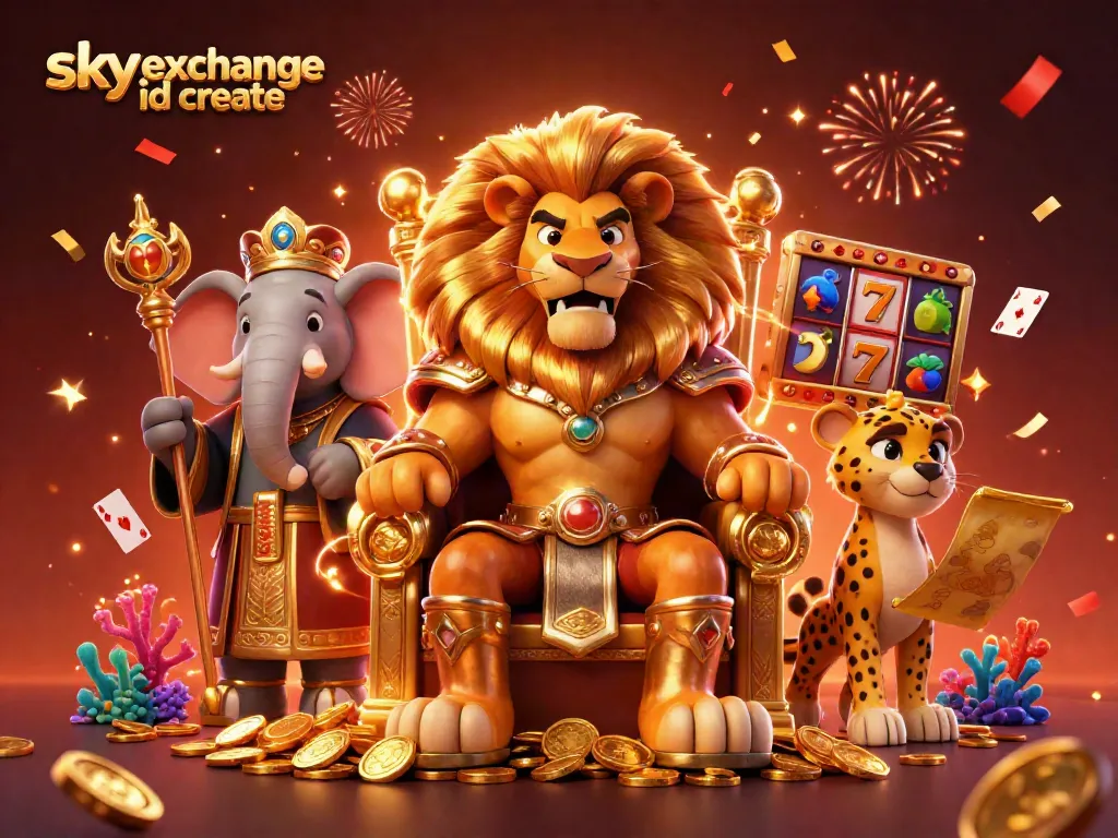 Immerse in the excitement as you sky exchange id create with a stunning casino scene featuring dynamic game elements and rich characters.