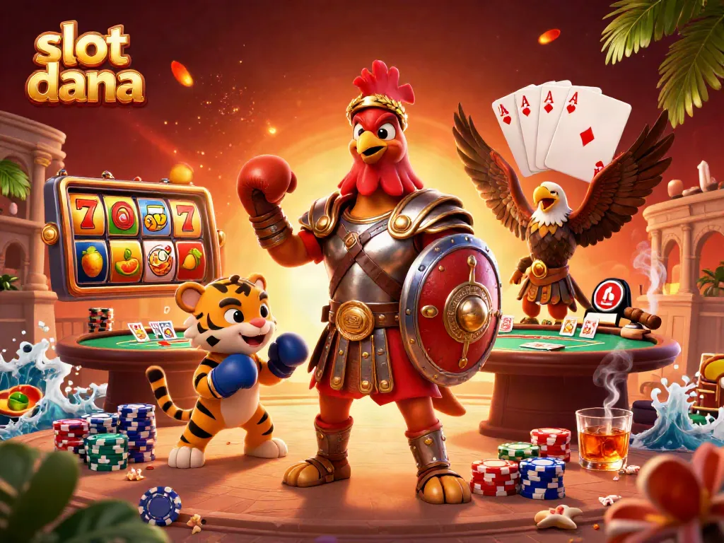Slot dana hadir dengan ilustrasi 3D yang menarik, menciptakan suasana kasino yang menakjubkan.