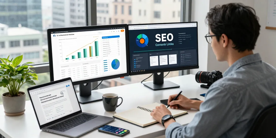 Analysis of permanent pbn links in a digital marketing workspace with SEO graphs and analytics.