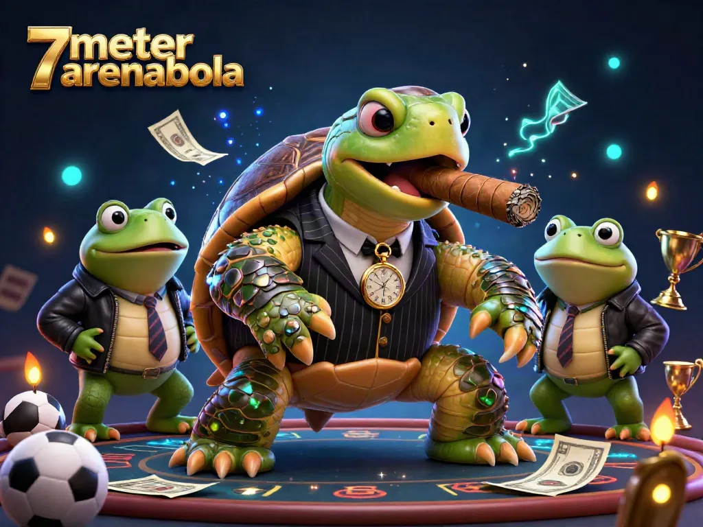 Experience the excitement of sports betting with 7meter arenabola featuring a massive snapping turtle and bullfrog enforcers.
