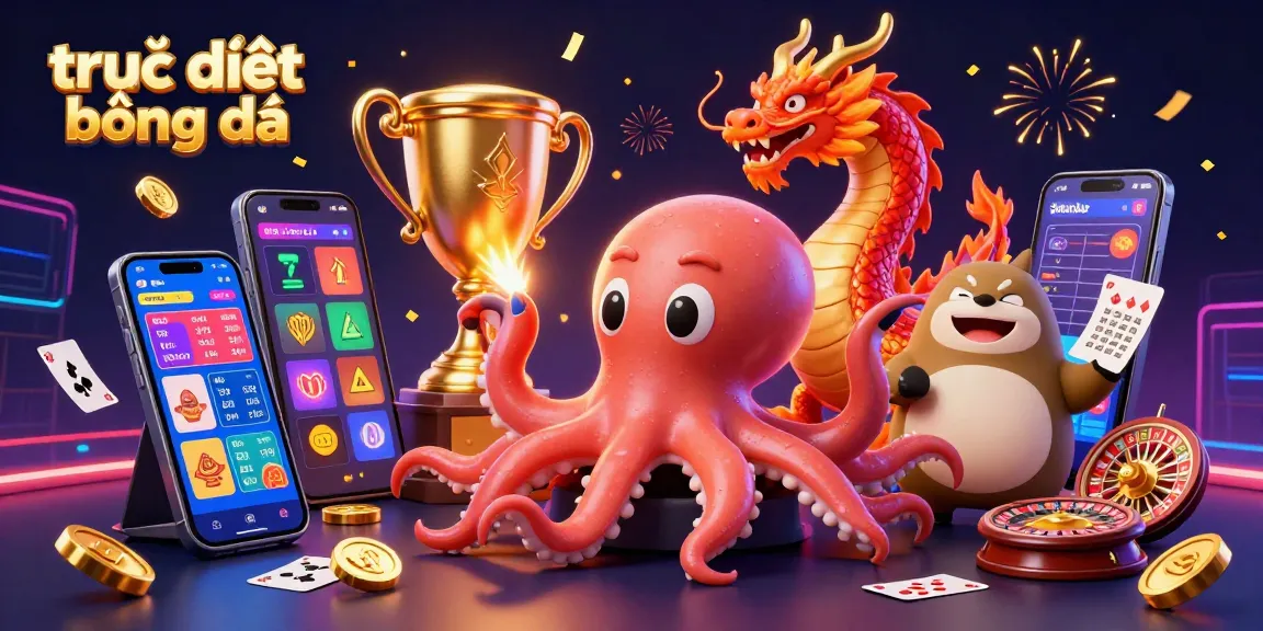 Watch trực tiếp bóng đá with exciting sports betting features and dynamic characters celebrating.
