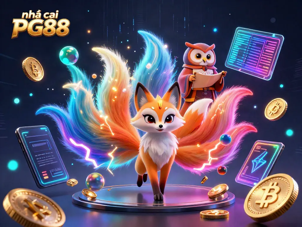 Engage with the vibrant experience of nhà cái PG88, featuring colorful spirit beings and dynamic gambling elements.