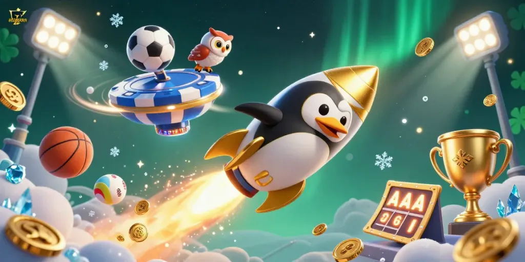 Experience winning strategies with Rajacuan in this vibrant 3D casino scene.