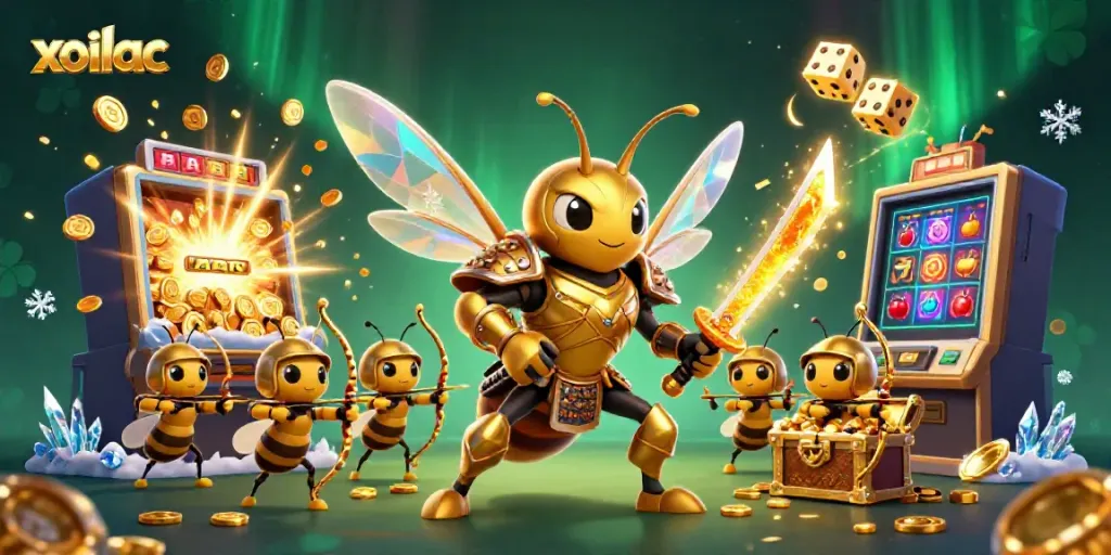 Xoilac offers thrilling online casino experiences with vibrant 3D illustrations of games and characters.