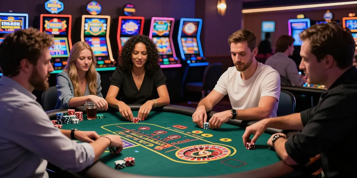 Gorabet Casino'da heyecan verici oyun anları ve oyuncuların keyifli etkileşimleri.