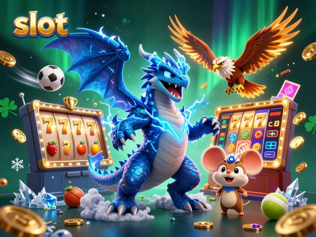Experience thrilling slot action with vibrant characters and dynamic game elements.