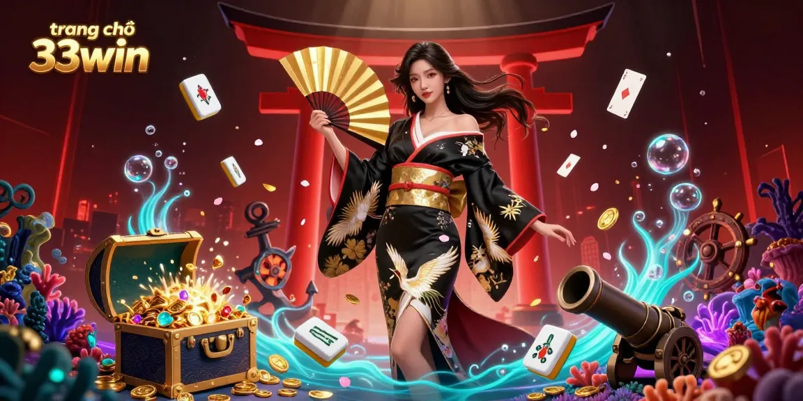 Experience dynamic gameplay at trang chủ 33win with vibrant 3D casino elements and a photorealistic character.