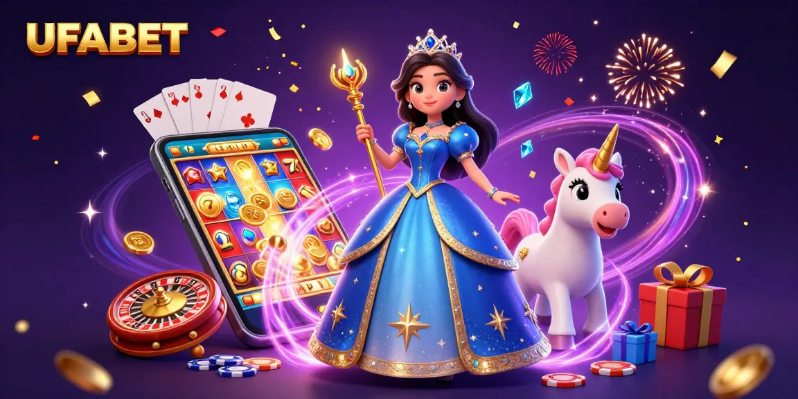 Spin, win, and experience excitement at UFABET with colorful slot games and dazzling casino visuals.