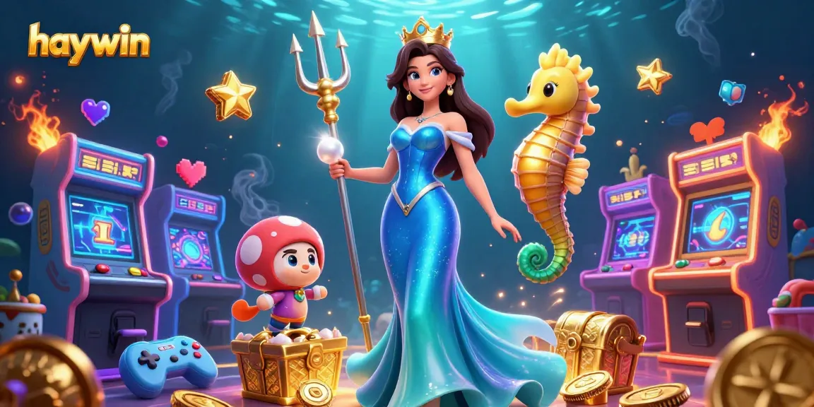 Engage with the exhilarating haywin gambling experience featuring an enchanting underwater scene.