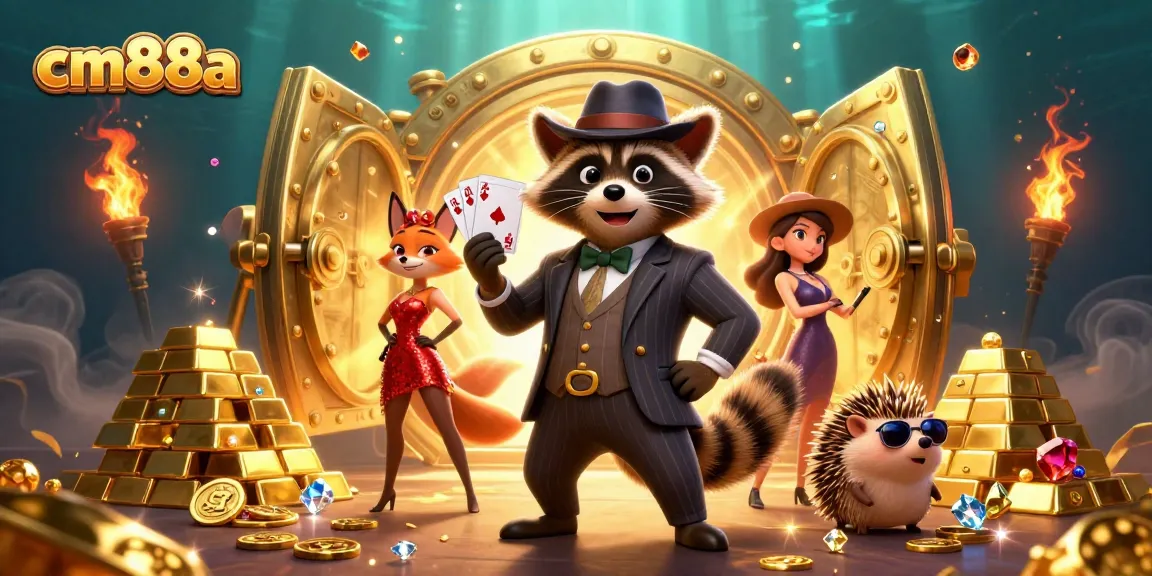 Experience thrilling betting action at cm88a with charismatic characters in a vibrant casino scene.