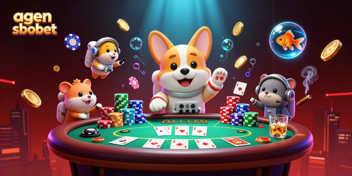 Experience intense gaming adventures with agen sbobet in a vibrant space casino scene.