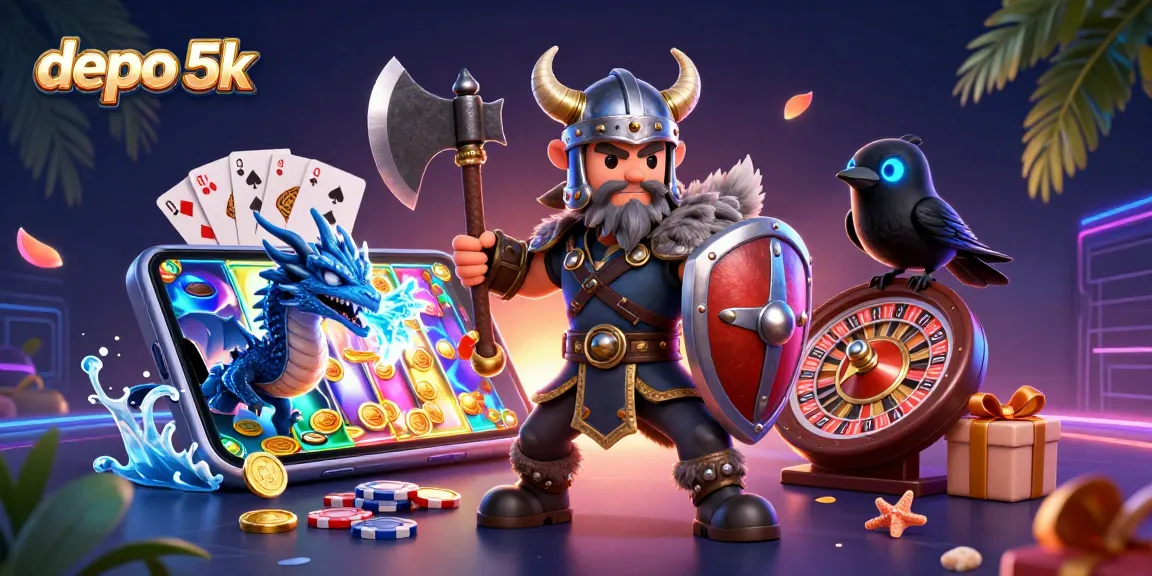 Menangkan hadiah besar dengan depo 5k dalam dunia slot menarik dan menantang.