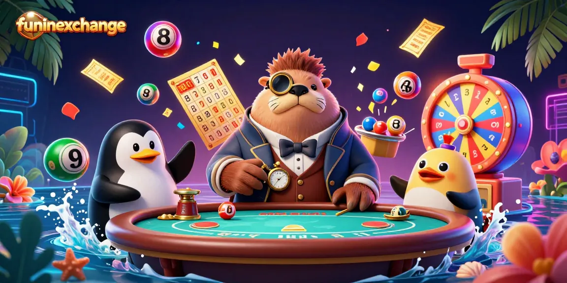 Engage with funinexchange at a vibrant poker game featuring unique underwater characters in action.