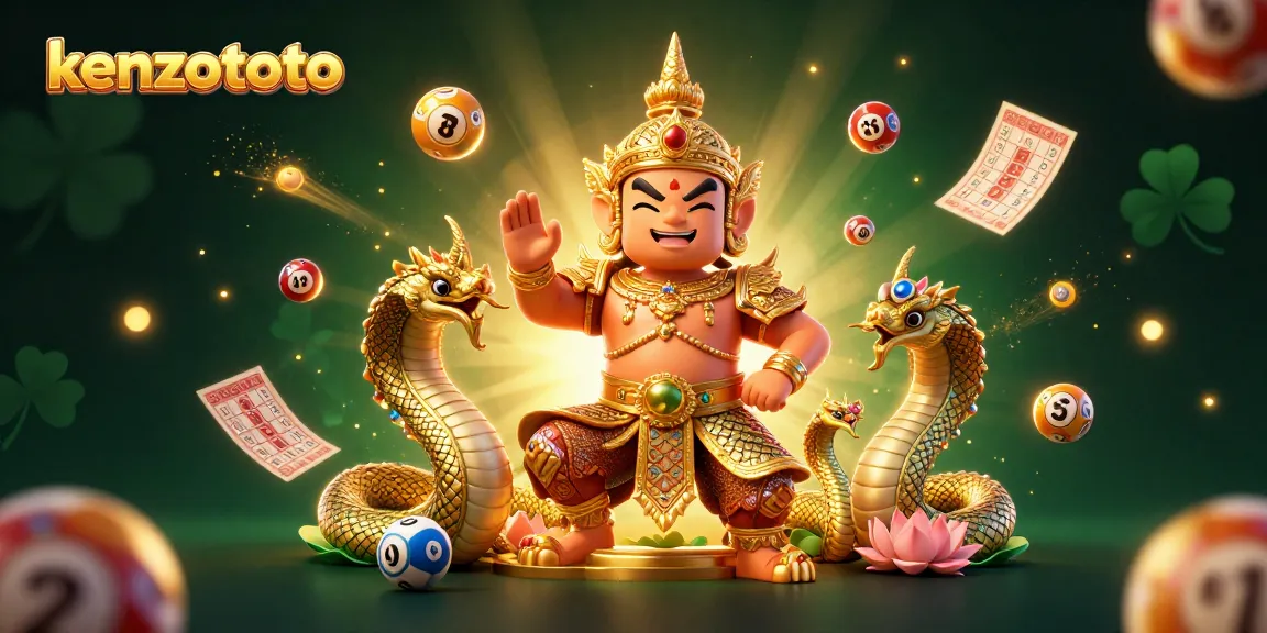 Experience the thrill of kenzototo with vibrant lottery elements and dynamic visuals.