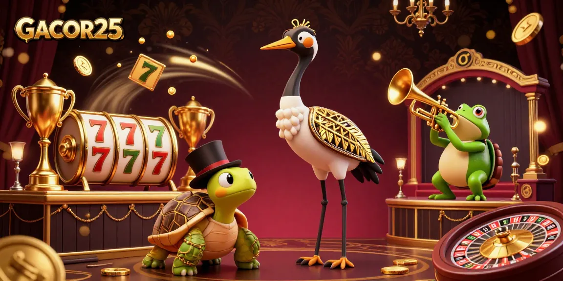 Experience dynamic casino action with GACOR25 featuring whimsical characters and engaging game elements.