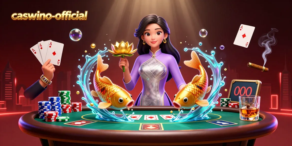 Experience caswino-official's thrilling gameplay with a rich illustration of poker action.