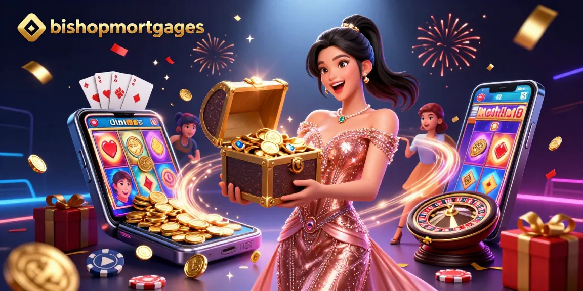Experience thrilling gameplay at bishopmortgages with a vibrant treasure chest overflowing with winnings!