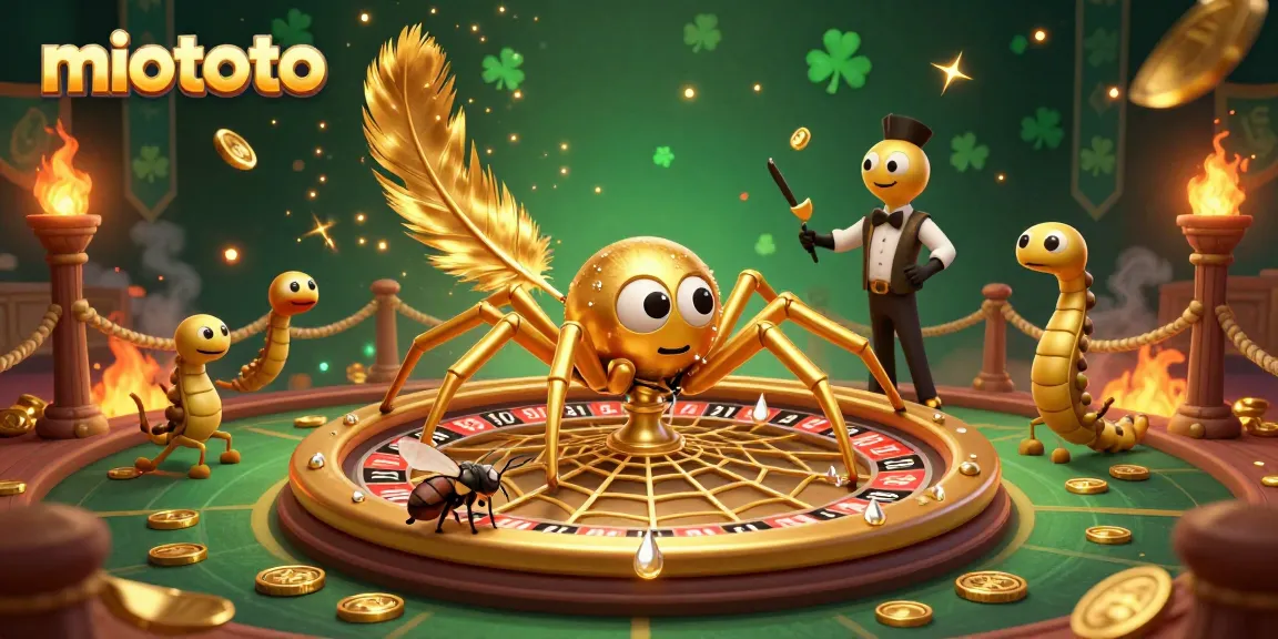 Experience miototo gaming with a thrilling 3D casino scene featuring vibrant characters and dynamic betting.