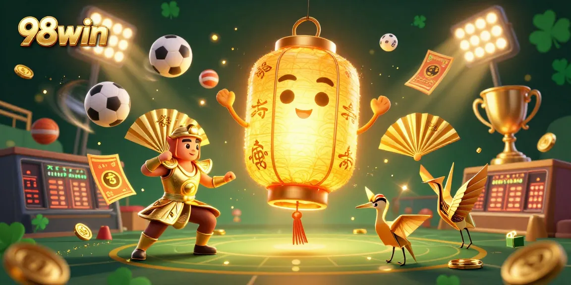 Engage with 98win for winning strategies and dynamic gaming experiences in this vibrant casino illustration.