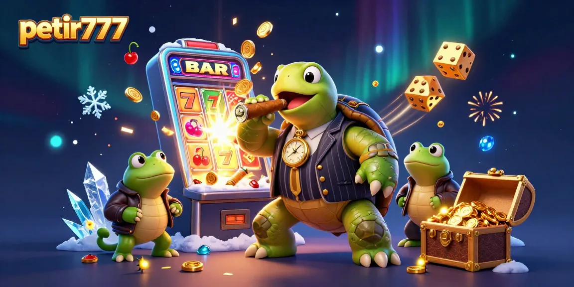 Experience thrilling slots and gaming action on petir777 with vibrant 3D characters and winning symbols.