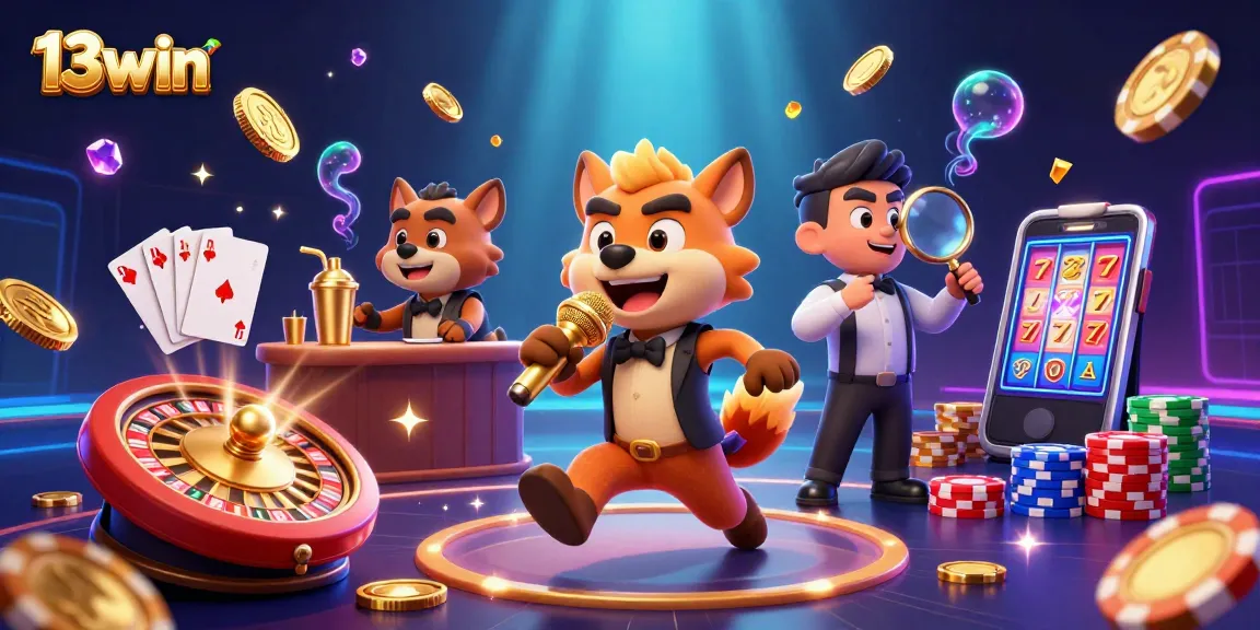 Engage in thrilling moments with 13win at a vibrant comedy casino packed with hyena characters.