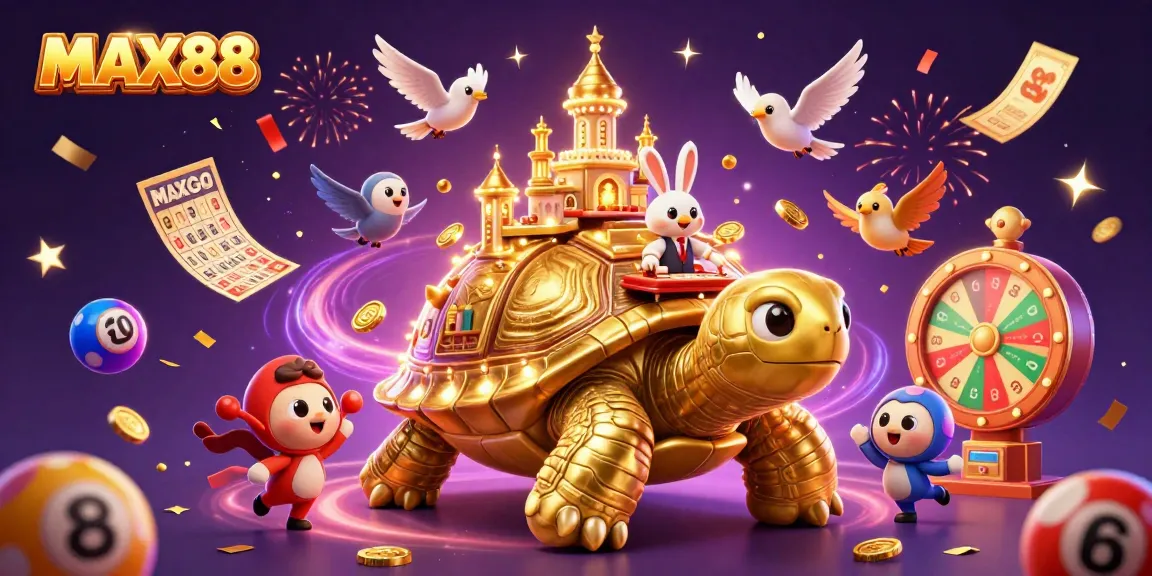 Experience excitement with MAX88 as the golden tortoise casino comes alive with vibrant games.