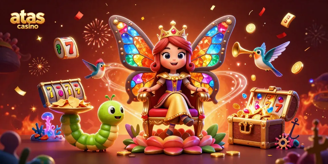 Experience premium gaming thrills at atas casino with vibrant visuals and enchanting characters.
