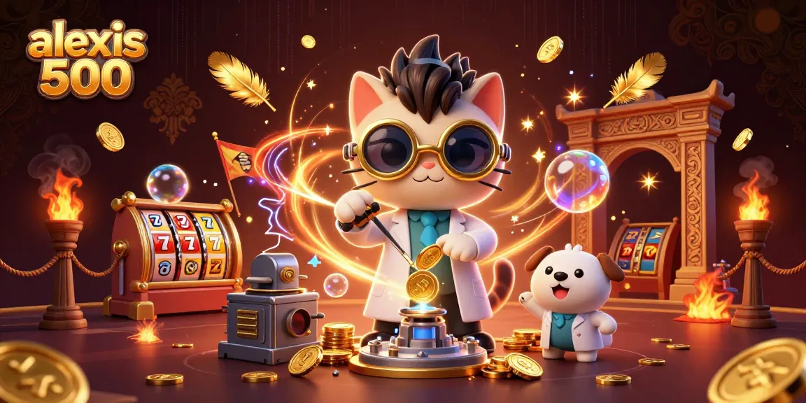 Experience thrilling wins with alexis 500 in this vibrant 3D casino adventure.