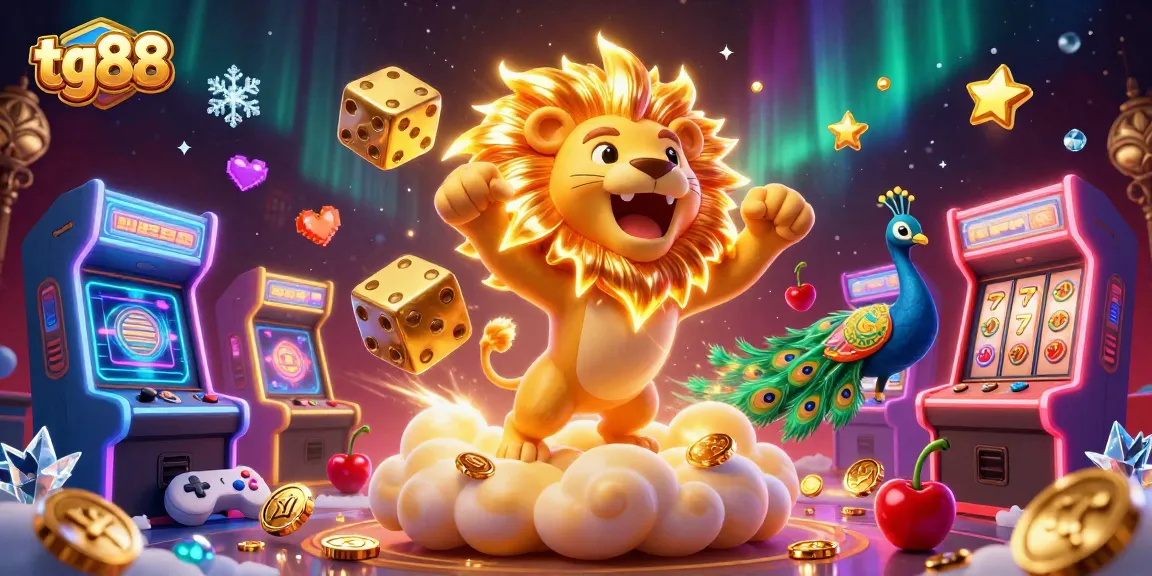 Experience thrilling gameplay with tg88's vibrant slot machines and enticing golden dice!