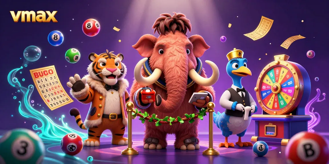 Experience thrilling gaming action with vmax, featuring a vibrant casino scene and engaging characters.