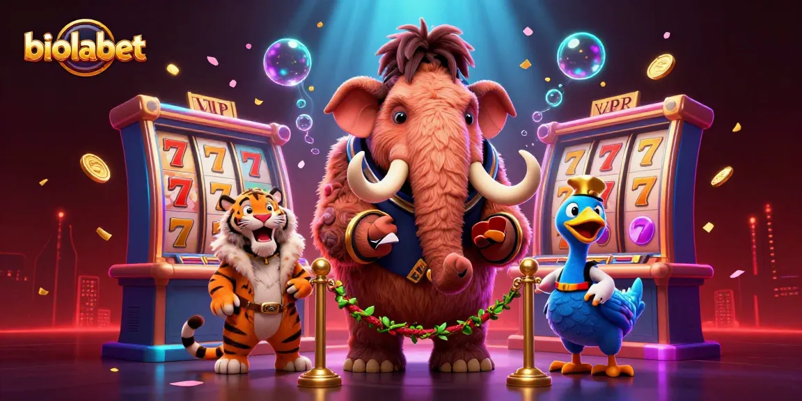 Permainan slot online di Biolabet dengan karakter kasino unik yang menyuguhkan kemewahan.