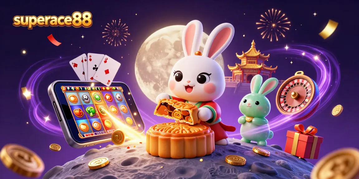 Experience casino excitement with superace88 as the moon rabbit transforms mooncakes into poker chips.