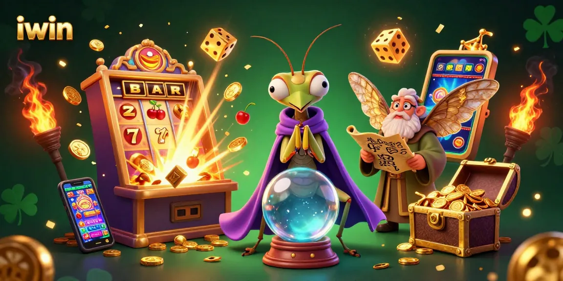 Win exciting jackpots with iwin in this vibrant, engaging casino scene filled with thrilling elements.