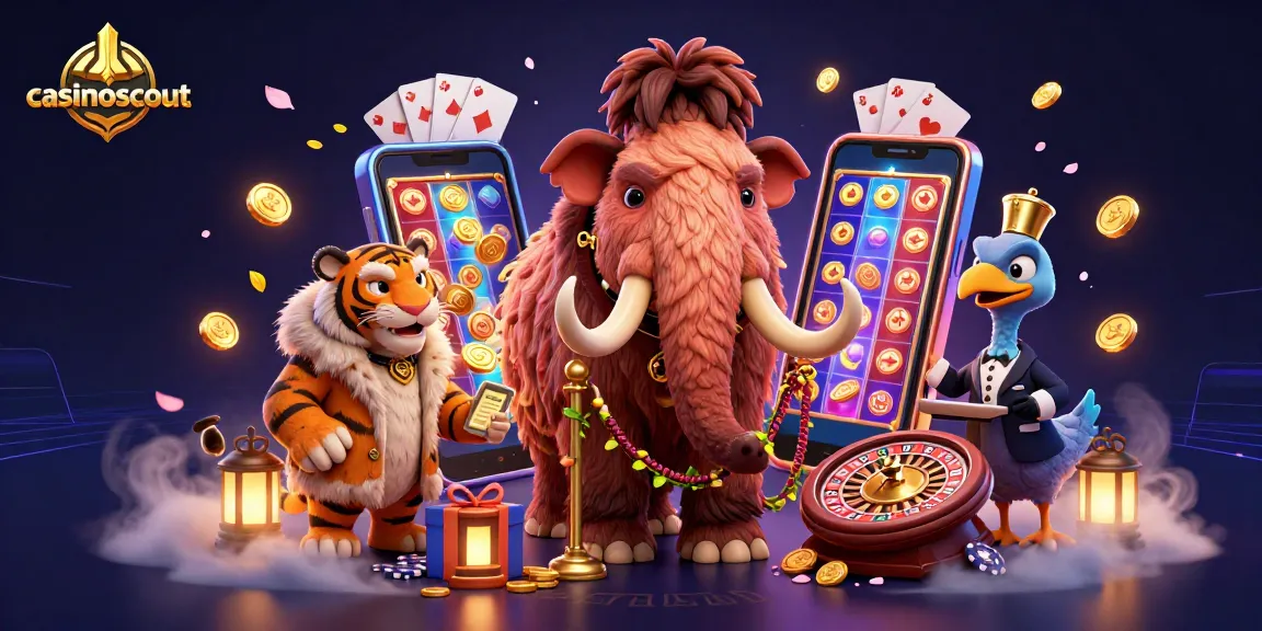 Experience casinoscout's vibrant casino world with a bouncer checking IDs, showcasing gaming excitement.