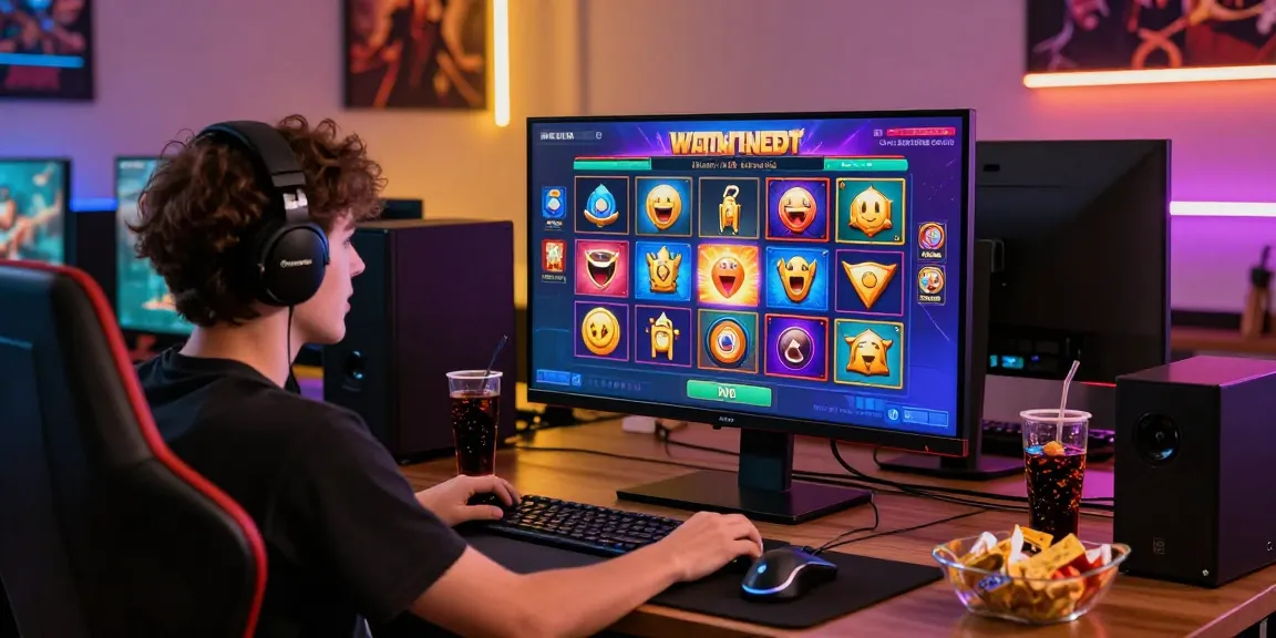 Engaged player enjoying rajakhodam89 daftar slot game on screen with vibrant graphics.