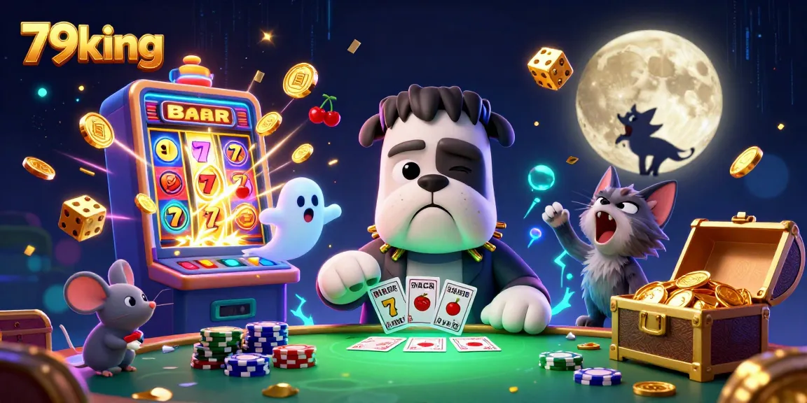 79king's dynamic 3D casino scene with thrilling characters and jackpots bursting