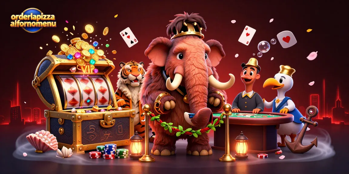 Permainan kasino menarik di orderlapiazzaalfornomenu dengan karakter unik bermain di meja poker.