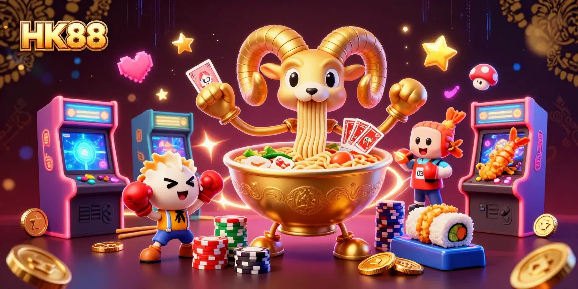 Engage in thrilling gameplay with HK88's vibrant 3D cartoon characters at an exciting online casino.